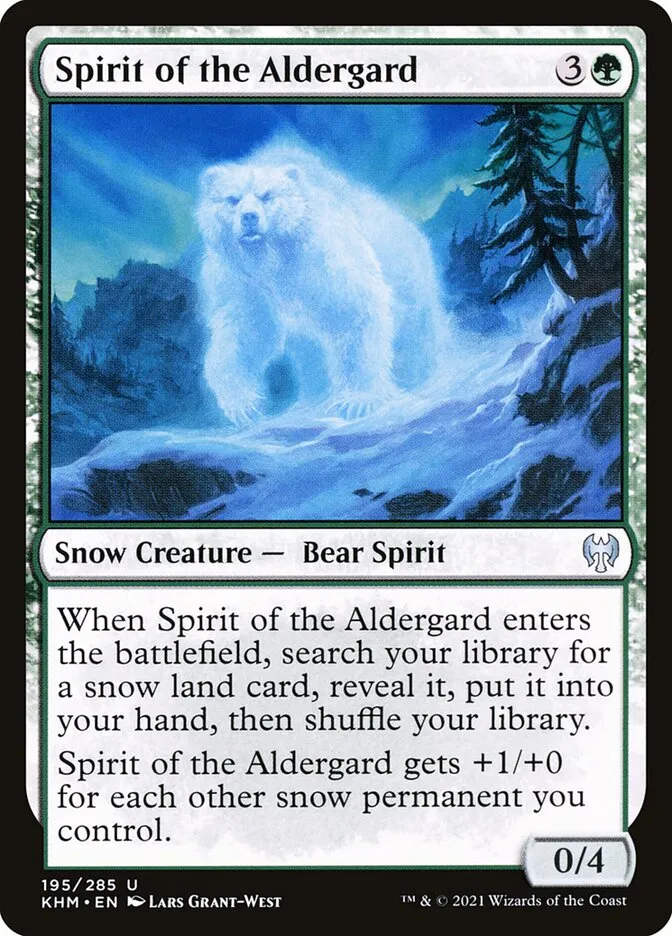 2021 Kaldheim Spirit of the Aldergard #195 uncommon card image