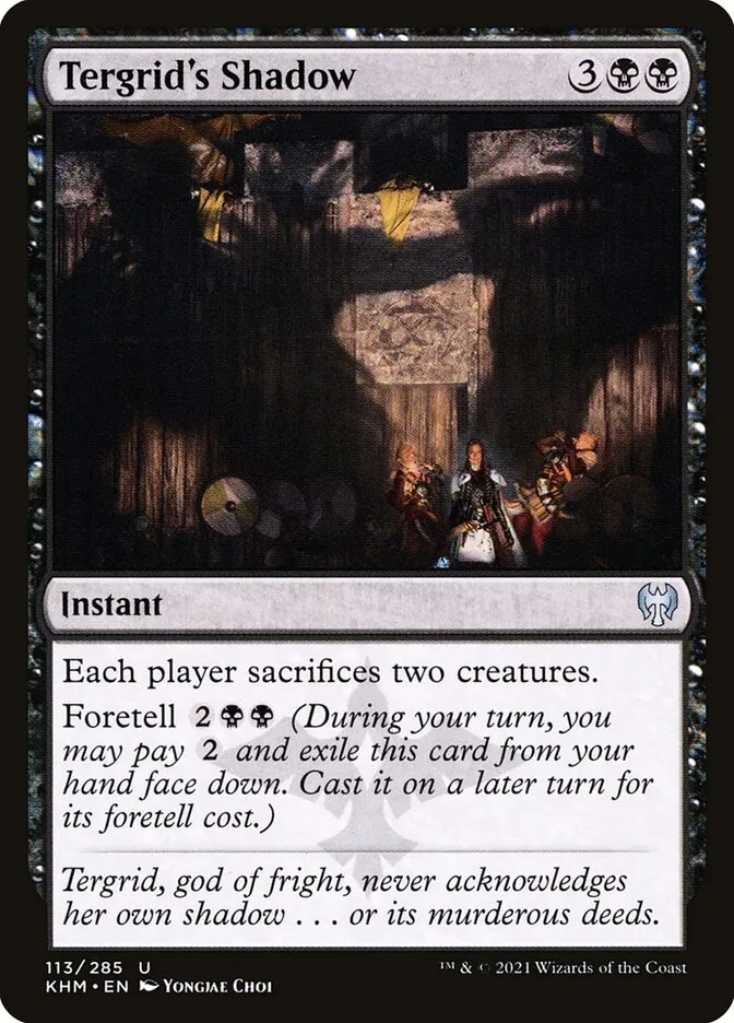 2021 Kaldheim Tergrid's Shadow #113 uncommon card image
