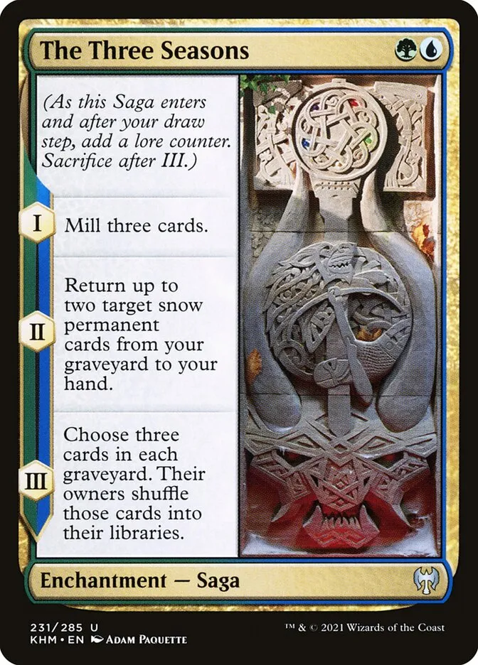 2021 Kaldheim The Three Seasons #231 uncommon card image