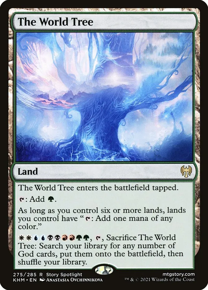2021 Kaldheim The World Tree #275 rare card image