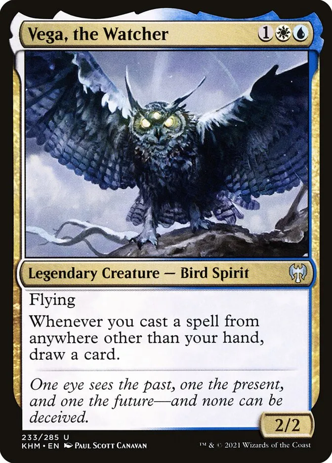 2021 Kaldheim Vega, the Watcher #233 uncommon card image