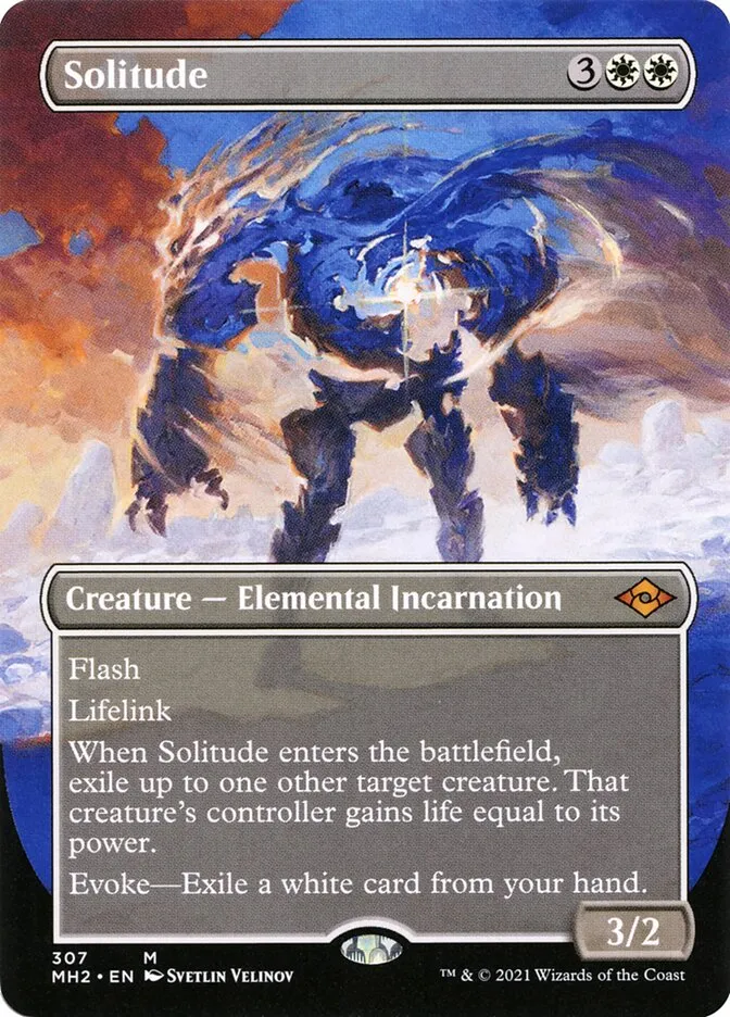 2021 Modern Horizons 2 Solitude [Extended Art] mythic #307 mythic card image