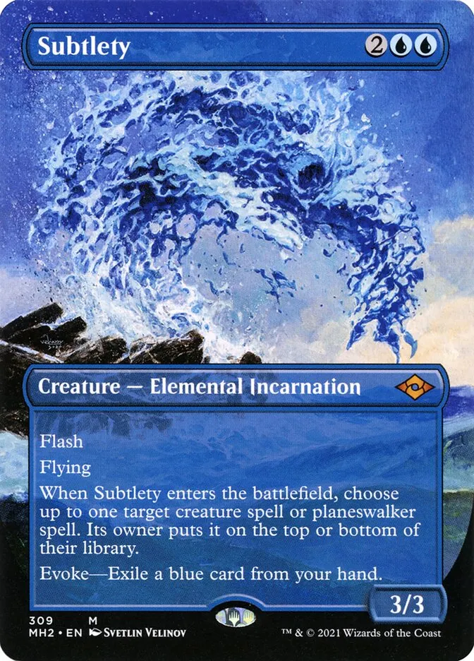 2021 Modern Horizons 2 Subtlety mythic #309 mythic card image