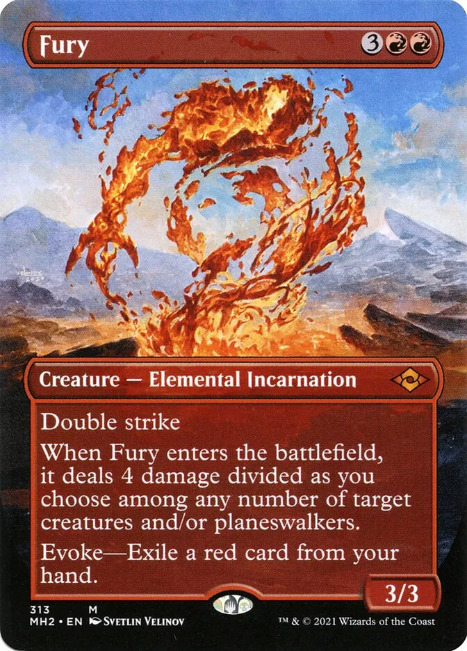 2021 Modern Horizons 2 Fury [Extended Art] mythic #313 mythic card image