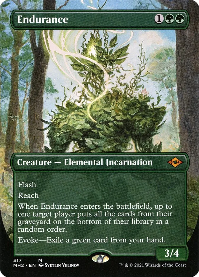 2021 Modern Horizons 2 Endurance [Extended Art] mythic #317 mythic card image