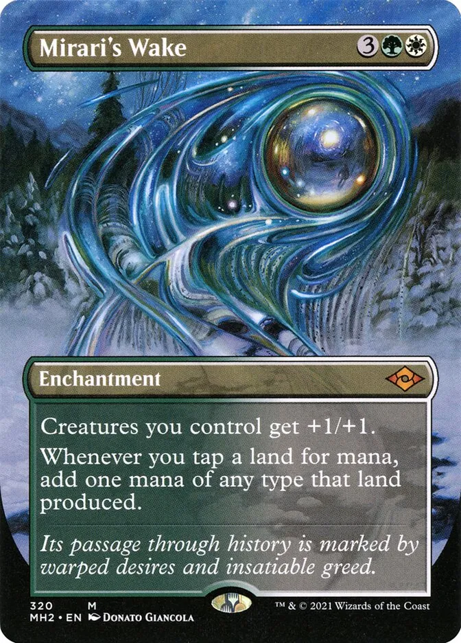 2021 Modern Horizons 2 Mirari's Wake [Extended Art] mythic #320 mythic card image