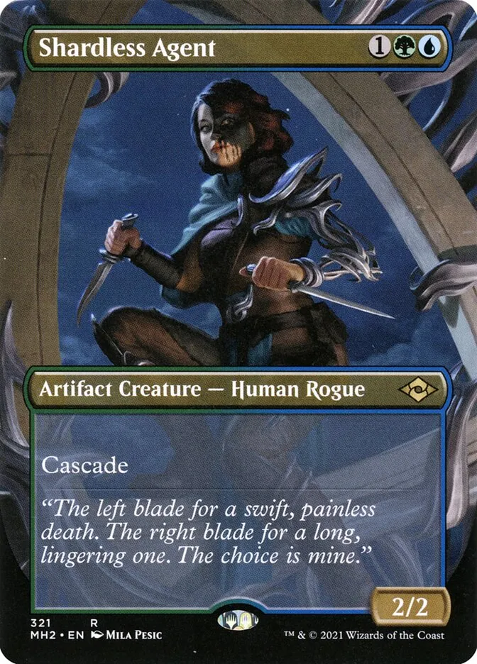2021 Modern Horizons 2 Shardless Agent [Extended Art] rare #321 rare card image