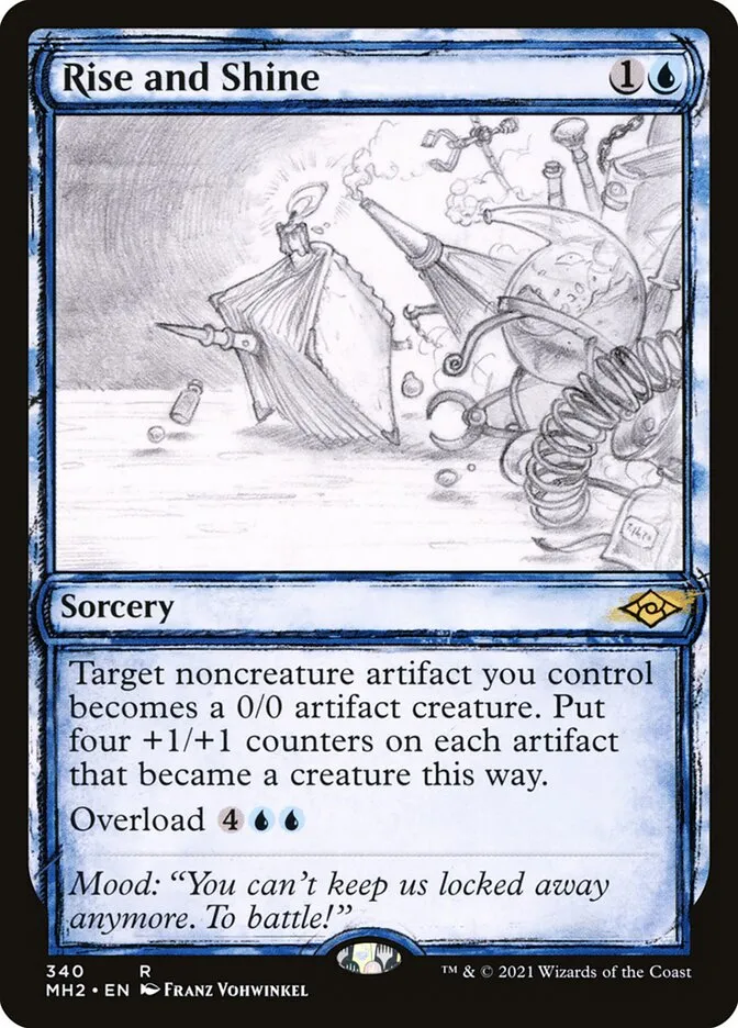 2021 Modern Horizons 2 Rise and Shine #340 rare card image