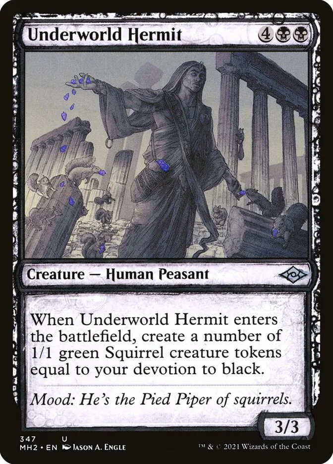 2021 Modern Horizons 2 Underworld Hermit uncommon #347 uncommon card image