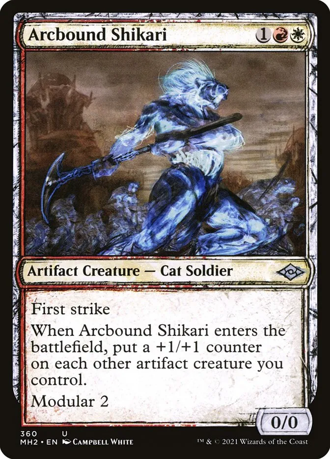 2021 Modern Horizons 2 Arcbound Shikari #360 uncommon card image