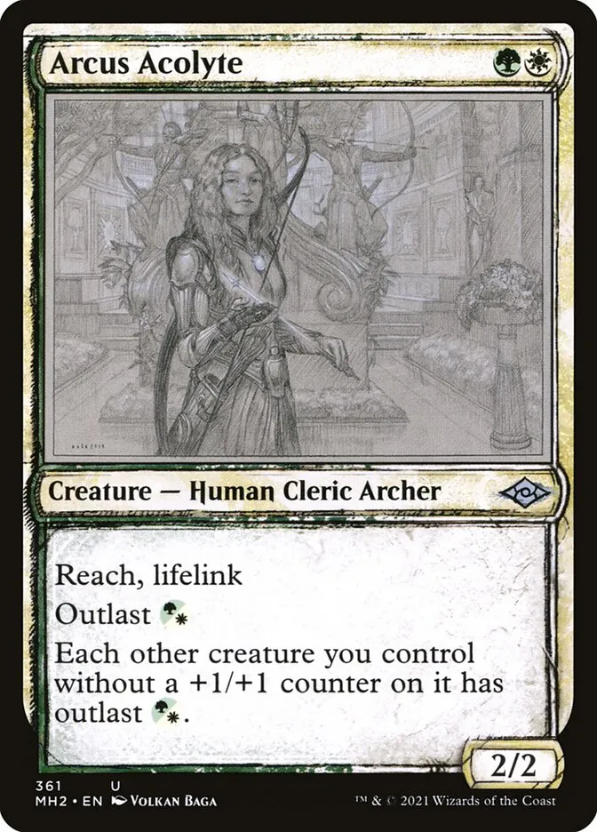 2021 Modern Horizons 2 Arcus Acolyte #361 uncommon card image