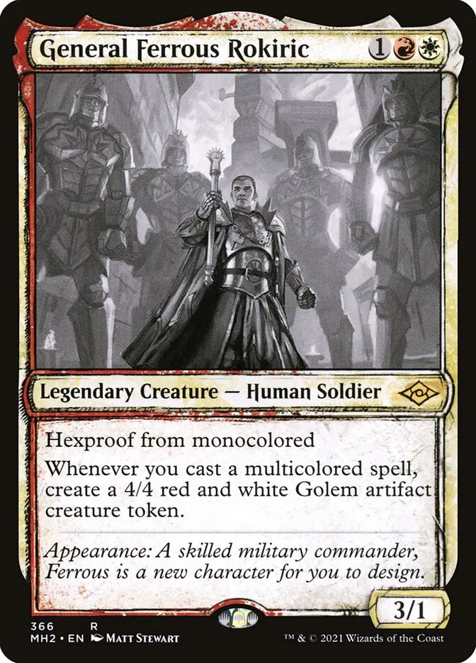 2021 Modern Horizons 2 General Ferrous Rokiric #366 rare card image