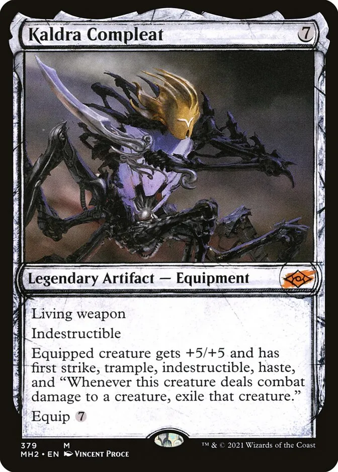 2021 Modern Horizons 2 Kaldra Compleat #379 mythic card image