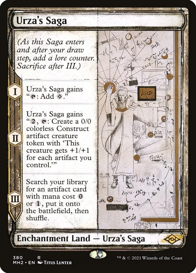 2021 Modern Horizons 2 Urza's Saga rare #380 rare card image