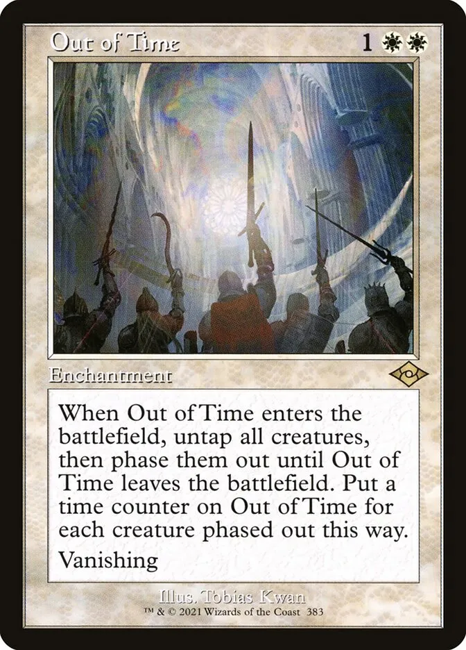 2021 Modern Horizons 2 Out of Time #383 rare card image