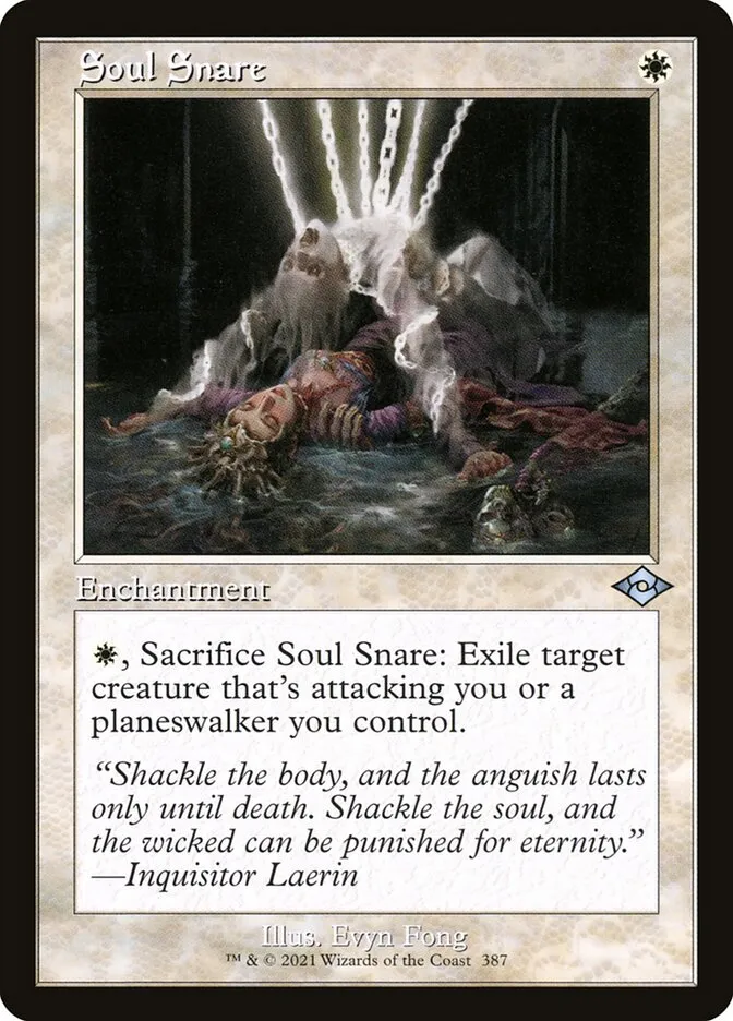 2021 Modern Horizons 2 Soul Snare [Retro Frame] uncommon #387 uncommon card image