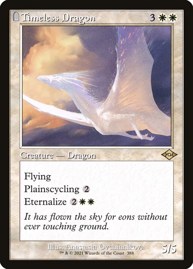 2021 Modern Horizons 2 Timeless Dragon #388 rare card image
