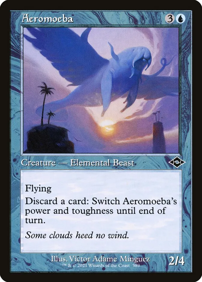 2021 Modern Horizons 2 Aeromoeba #389 common card image