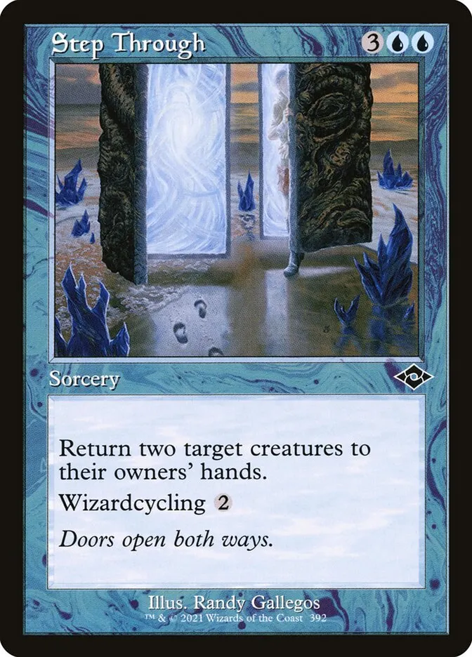 2021 Modern Horizons 2 Step Through common #392 common card image