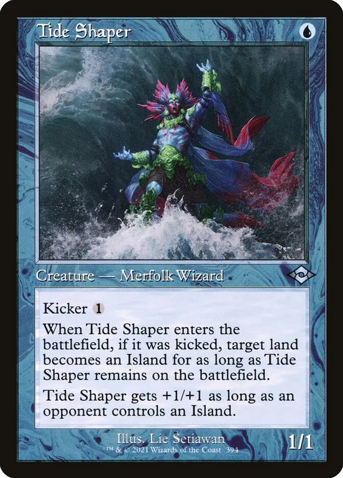 2021 Modern Horizons 2 Tide Shaper #394 uncommon card image