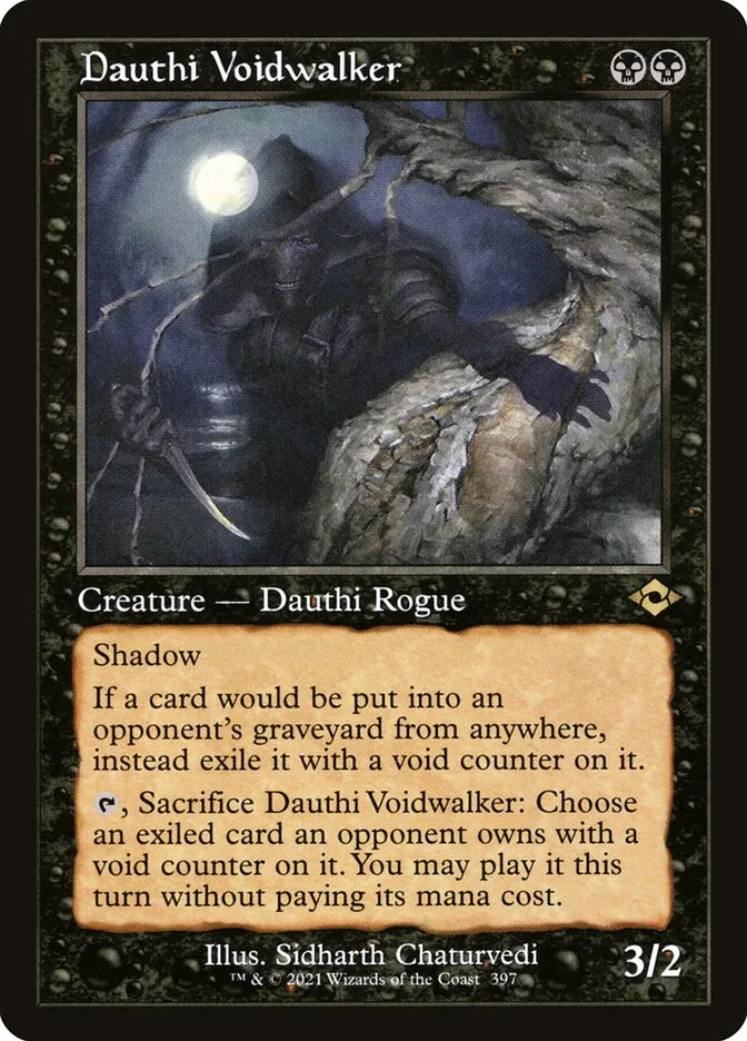 2021 Modern Horizons 2 Dauthi Voidwalker rare #397 rare card image