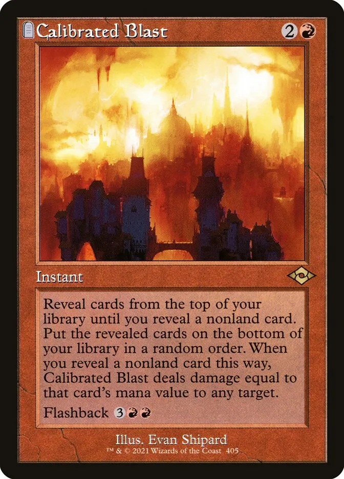 2021 Modern Horizons 2 Calibrated Blast #405 rare card image