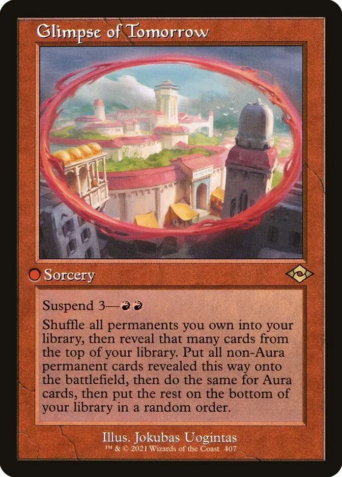 2021 Modern Horizons 2 Glimpse of Tomorrow #407 rare card image