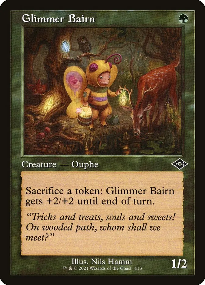 2021 Modern Horizons 2 Glimmer Bairn #413 common card image