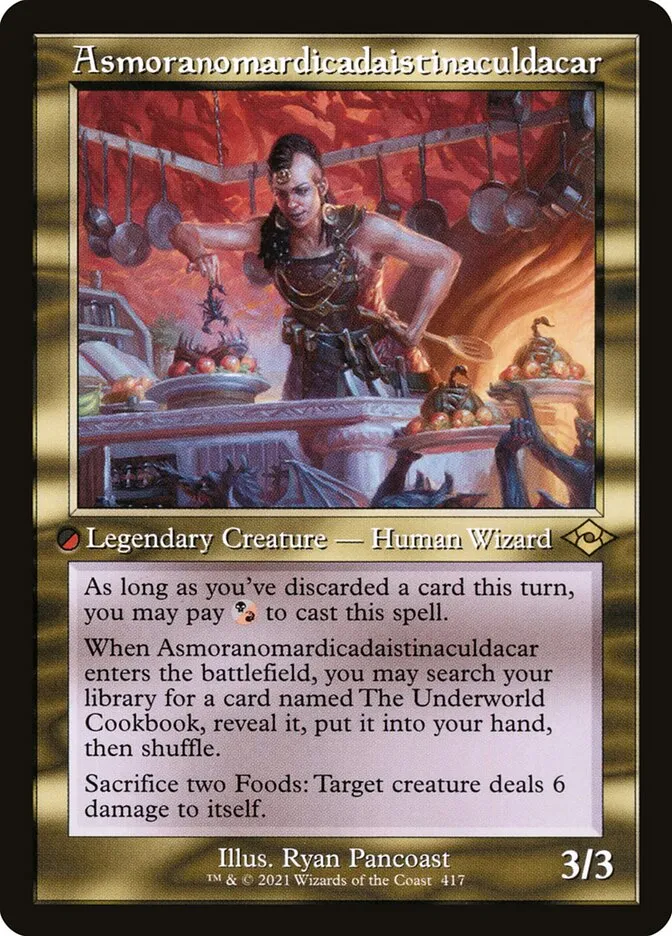 2021 Modern Horizons 2 Asmoranomardicadaistinaculdacar #417 rare card image