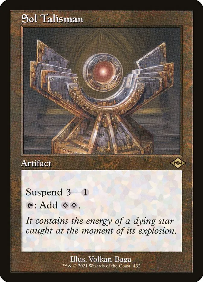 2021 Modern Horizons 2 Sol Talisman #432 rare card image