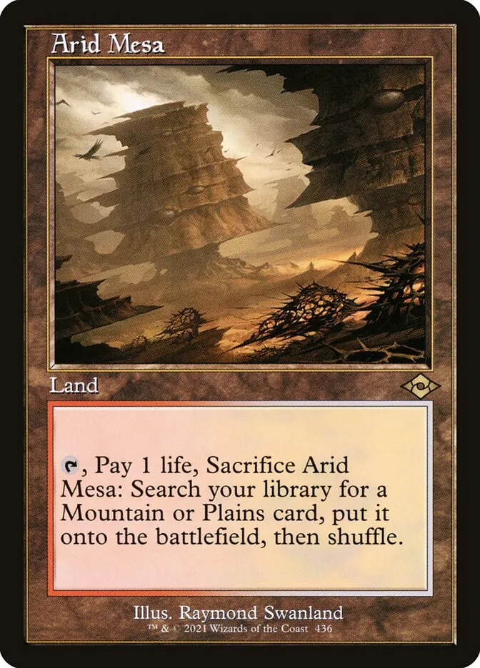 2021 Modern Horizons 2 Arid Mesa #436 rare card image
