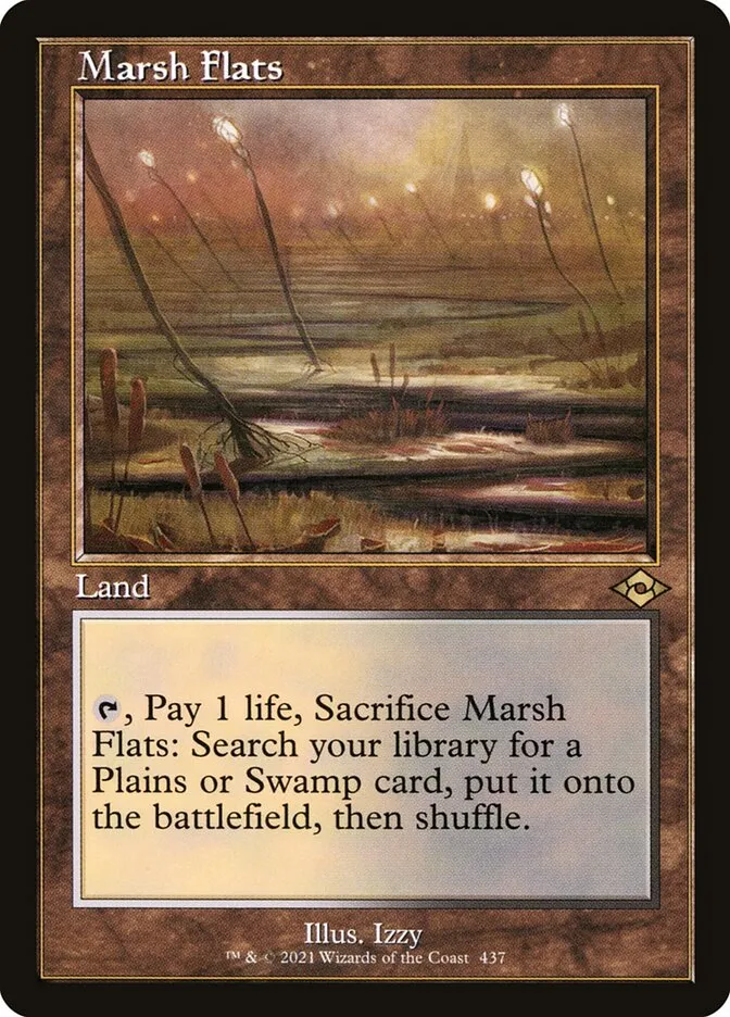 2021 Modern Horizons 2 Marsh Flats #437 rare card image