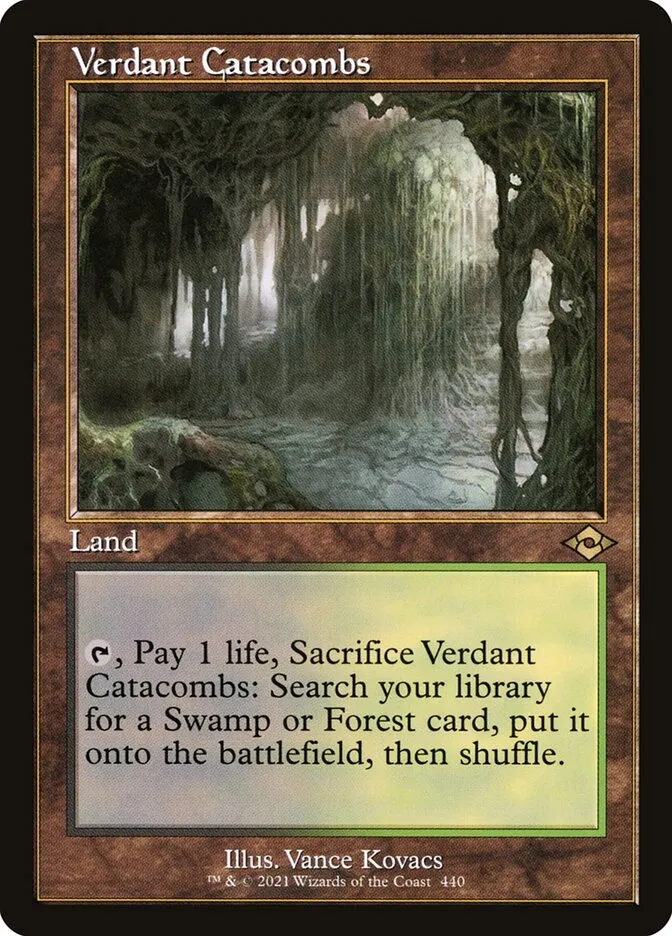 2021 Modern Horizons 2 Verdant Catacombs #440 rare card image