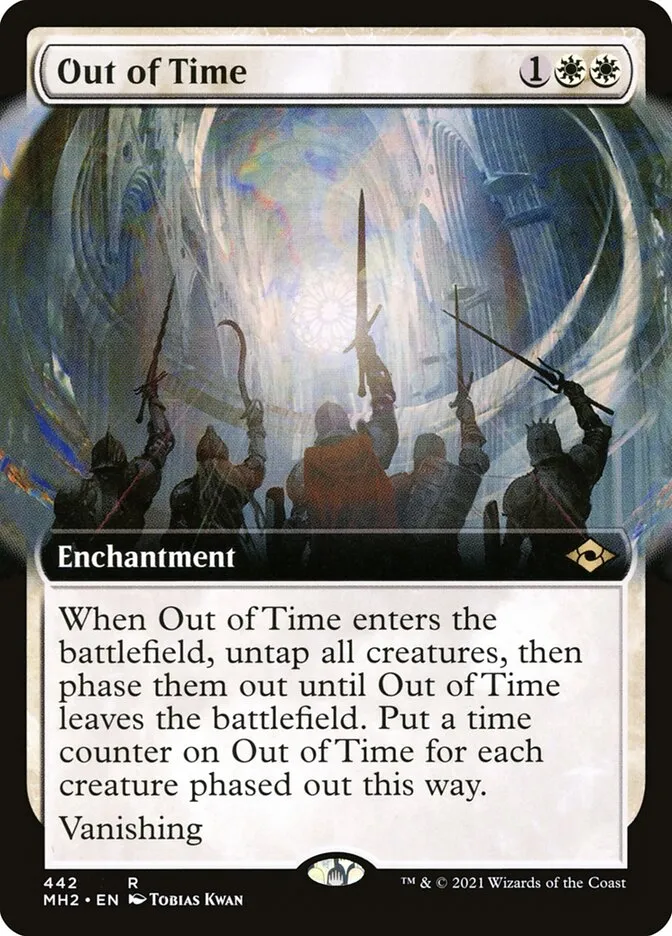 2021 Modern Horizons 2 Out of Time [Extended Art] rare #442 rare card image
