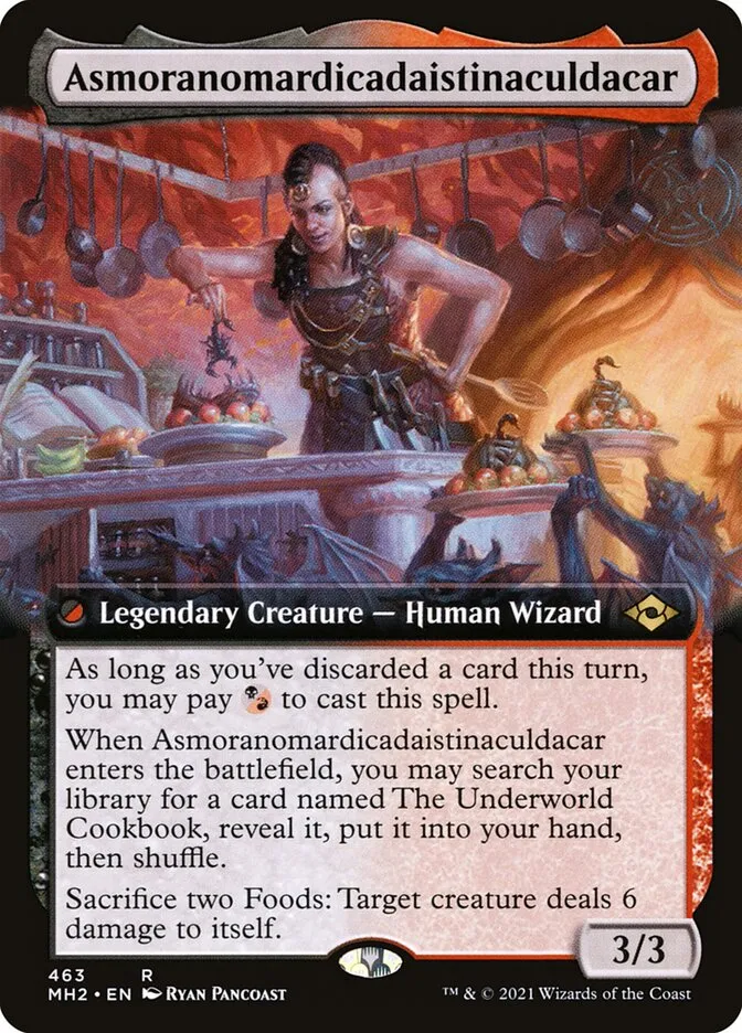 2021 Modern Horizons 2 Asmoranomardicadaistinaculdacar [Extended Art] rare #463 rare card image
