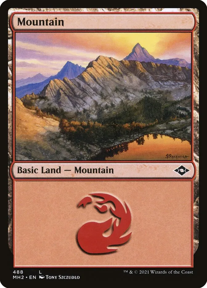 2021 Modern Horizons 2 Mountain common #488 common card image