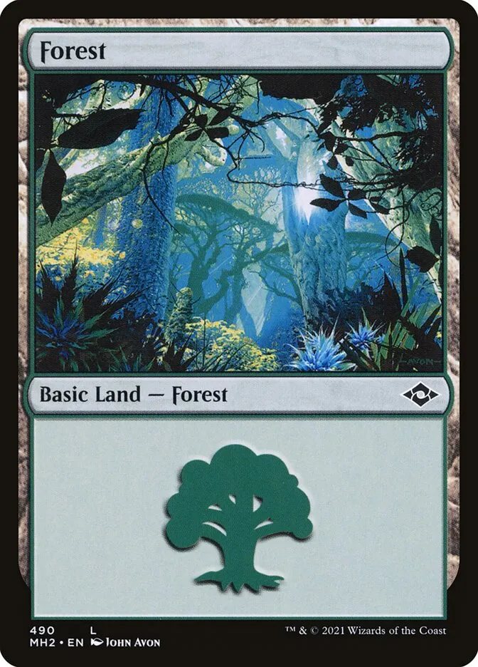 2021 Modern Horizons 2 Forest common #490 common card image