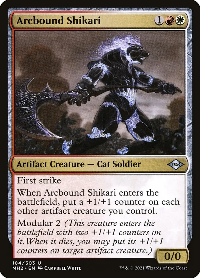 2021 Modern Horizons 2 Arcbound Shikari #184 uncommon card image