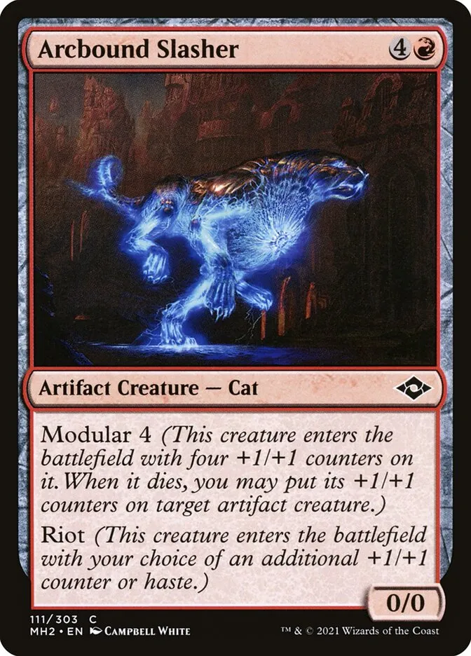 2021 Modern Horizons 2 Arcbound Slasher common #111 common card image