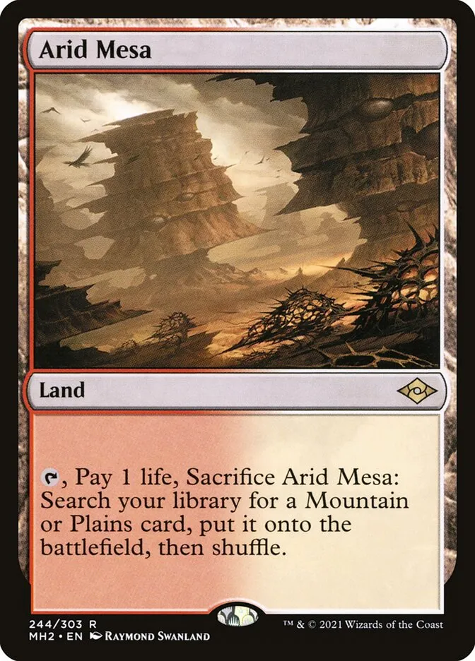 2021 Modern Horizons 2 Arid Mesa #244 rare card image
