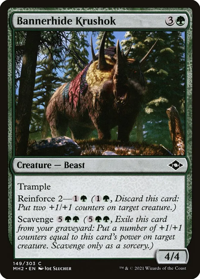 2021 Modern Horizons 2 Bannerhide Krushok #149 common card image