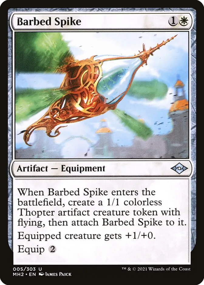 2021 Modern Horizons 2 Barbed Spike uncommon #5 uncommon card image