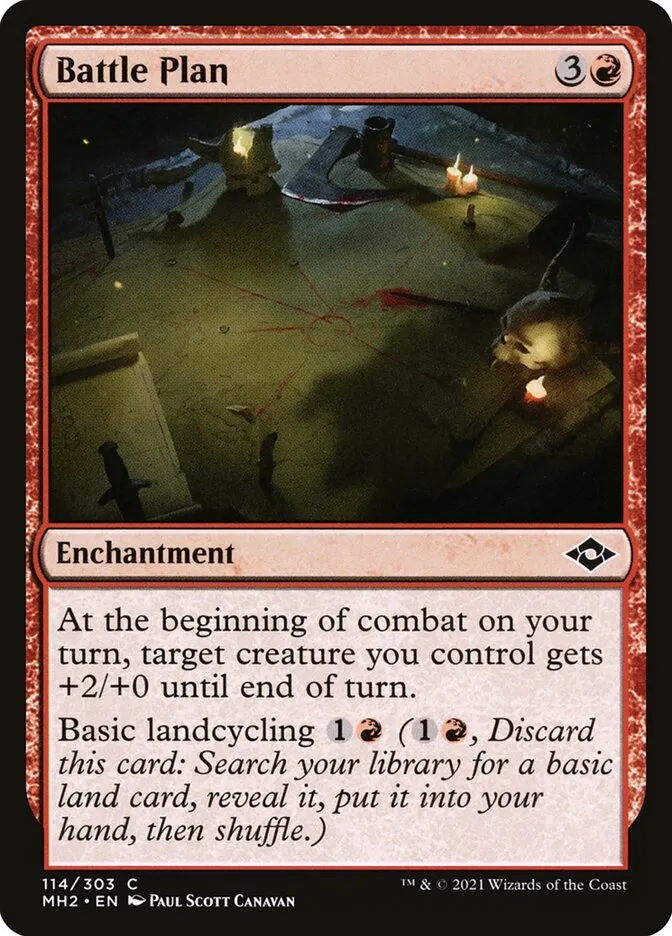 2021 Modern Horizons 2 Battle Plan common #114 common card image