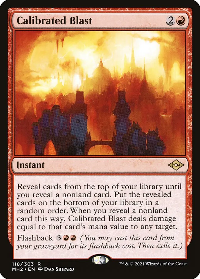 2021 Modern Horizons 2 Calibrated Blast #118 rare card image