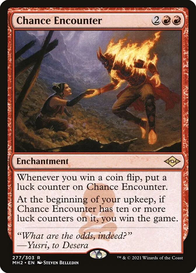 2021 Modern Horizons 2 Chance Encounter #277 rare card image
