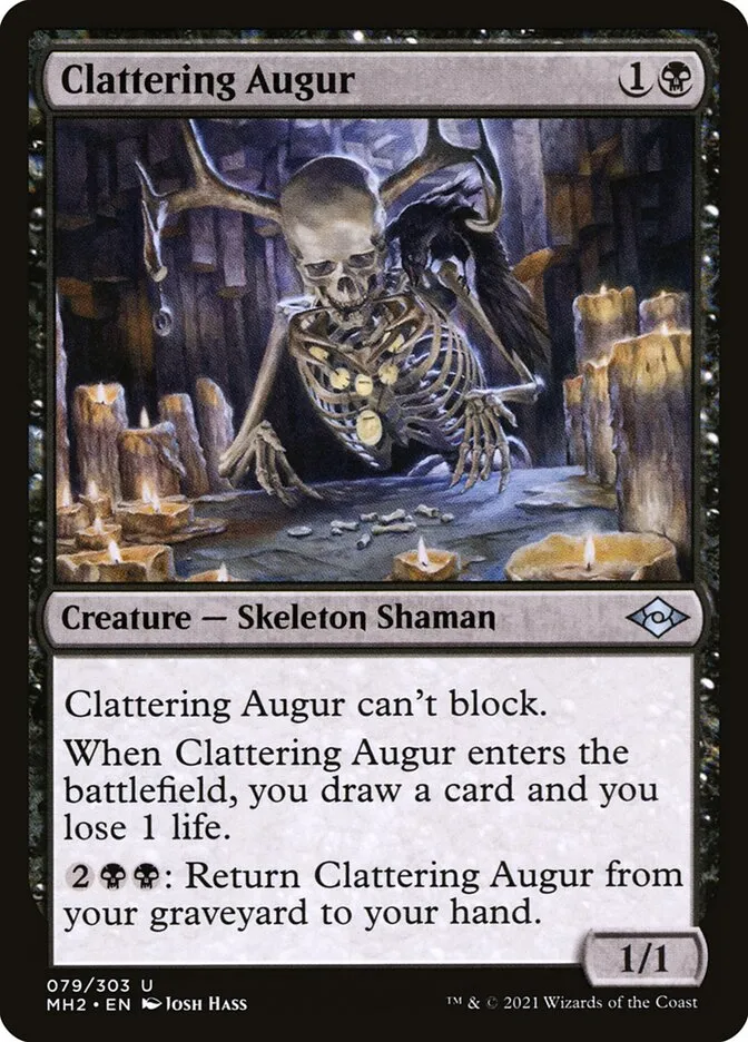 2021 Modern Horizons 2 Clattering Augur uncommon #79 uncommon card image