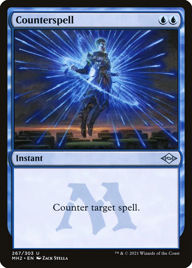 2021 Modern Horizons 2 Counterspell uncommon #267 uncommon card image