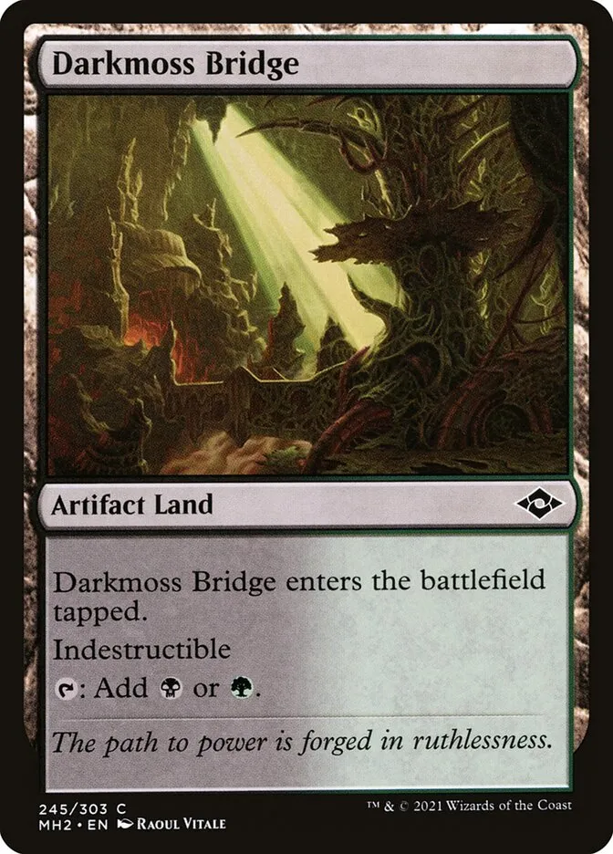 2021 Modern Horizons 2 Darkmoss Bridge common #245 common card image