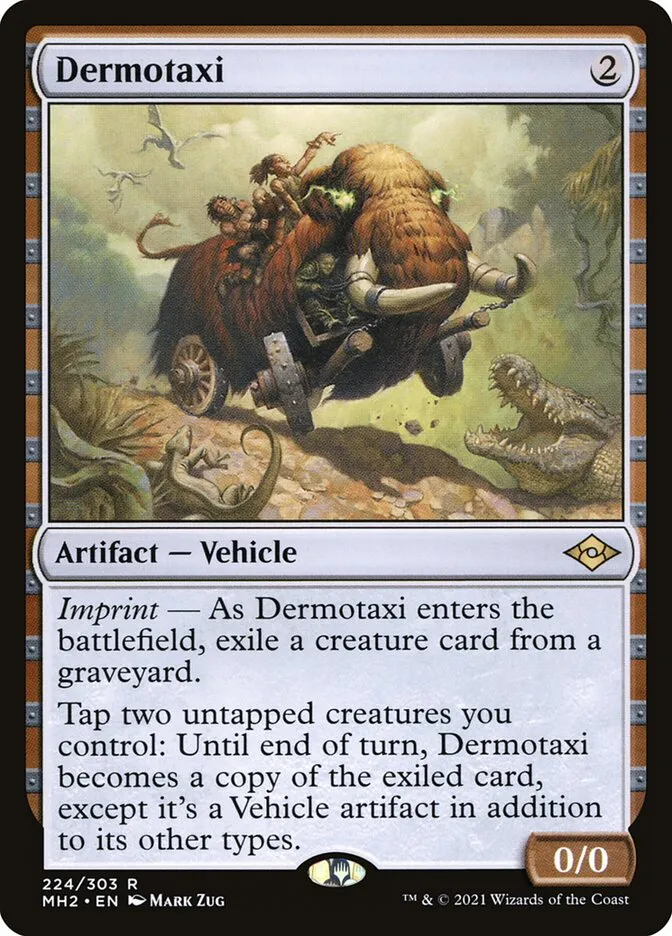 2021 Modern Horizons 2 Dermotaxi #224 rare card image