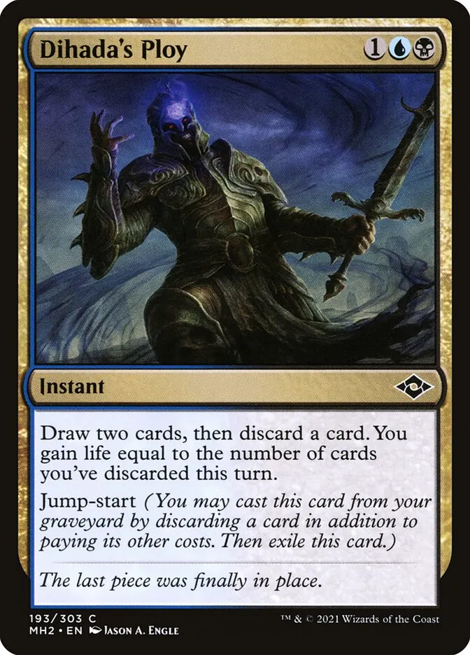 2021 Modern Horizons 2 Dihada's Ploy common #193 common card image
